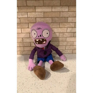 Plants vs Zombies plush purple zombie   B31